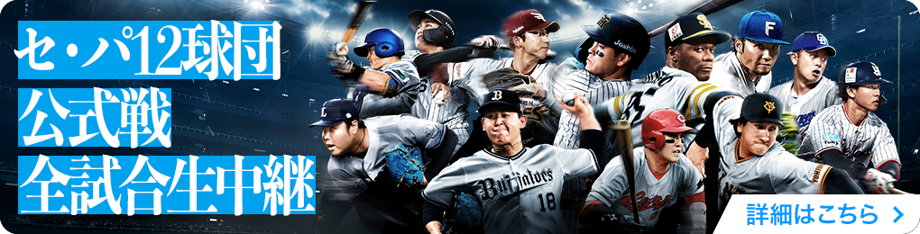 プロ野球特設サイトバナー